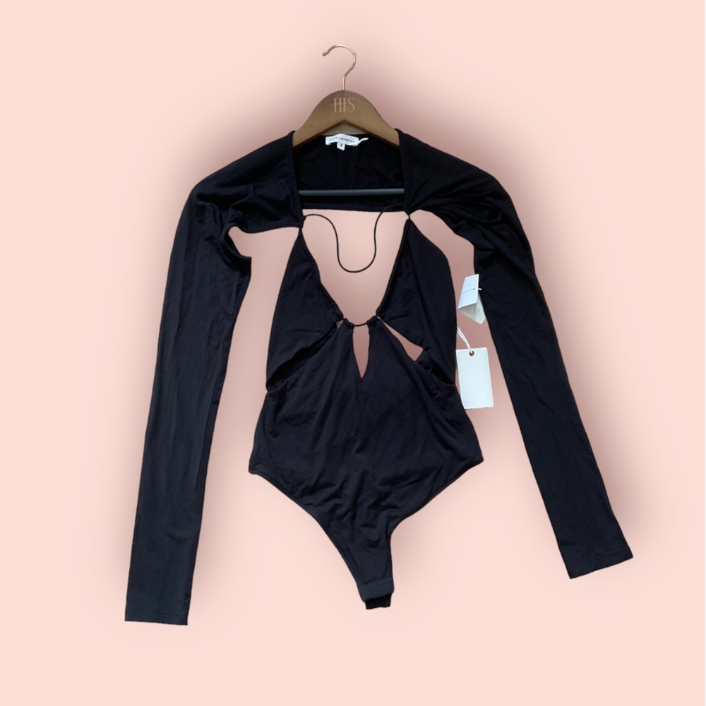Good American Cut out cord bodysuit.